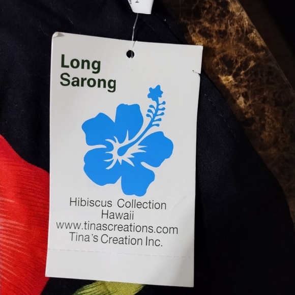 Black floral Sarong - Picture 2 of 4